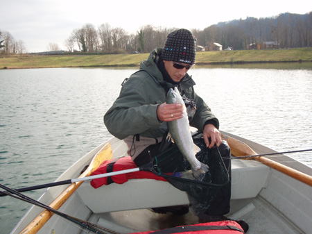 Provando desde barca